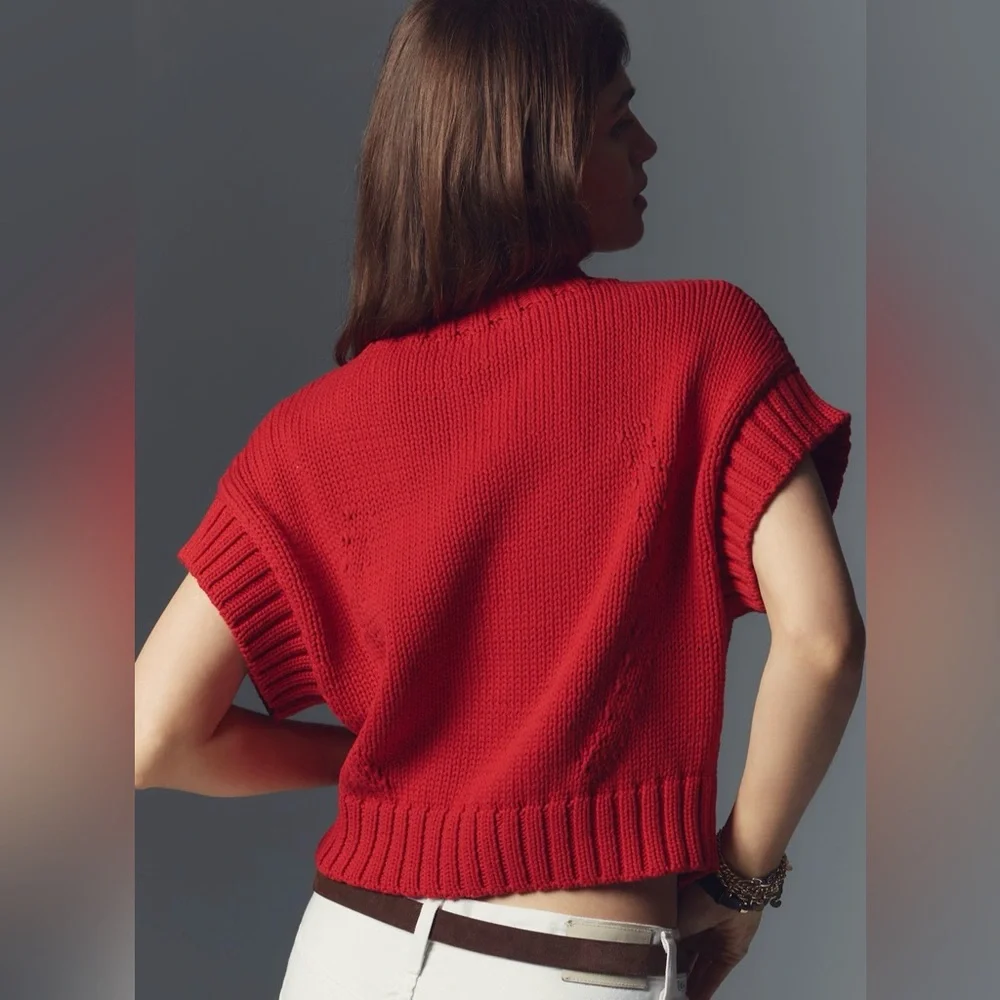 NWT! The Pippa Mock-Neck Sweater by Maeve: Extended Shoulder Edition ⚫️ - Picture 7 of 8
